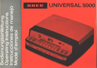 Uher 5000 - Owners Manual 